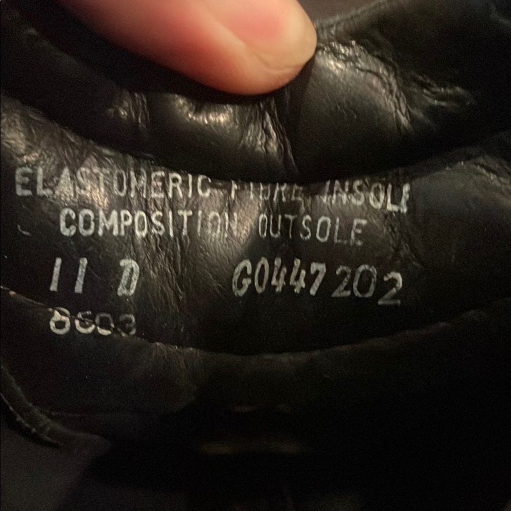 Harley-Davidson Black Leather Pull-On Men's Boots with Orange Trim - Picture 15 of 16